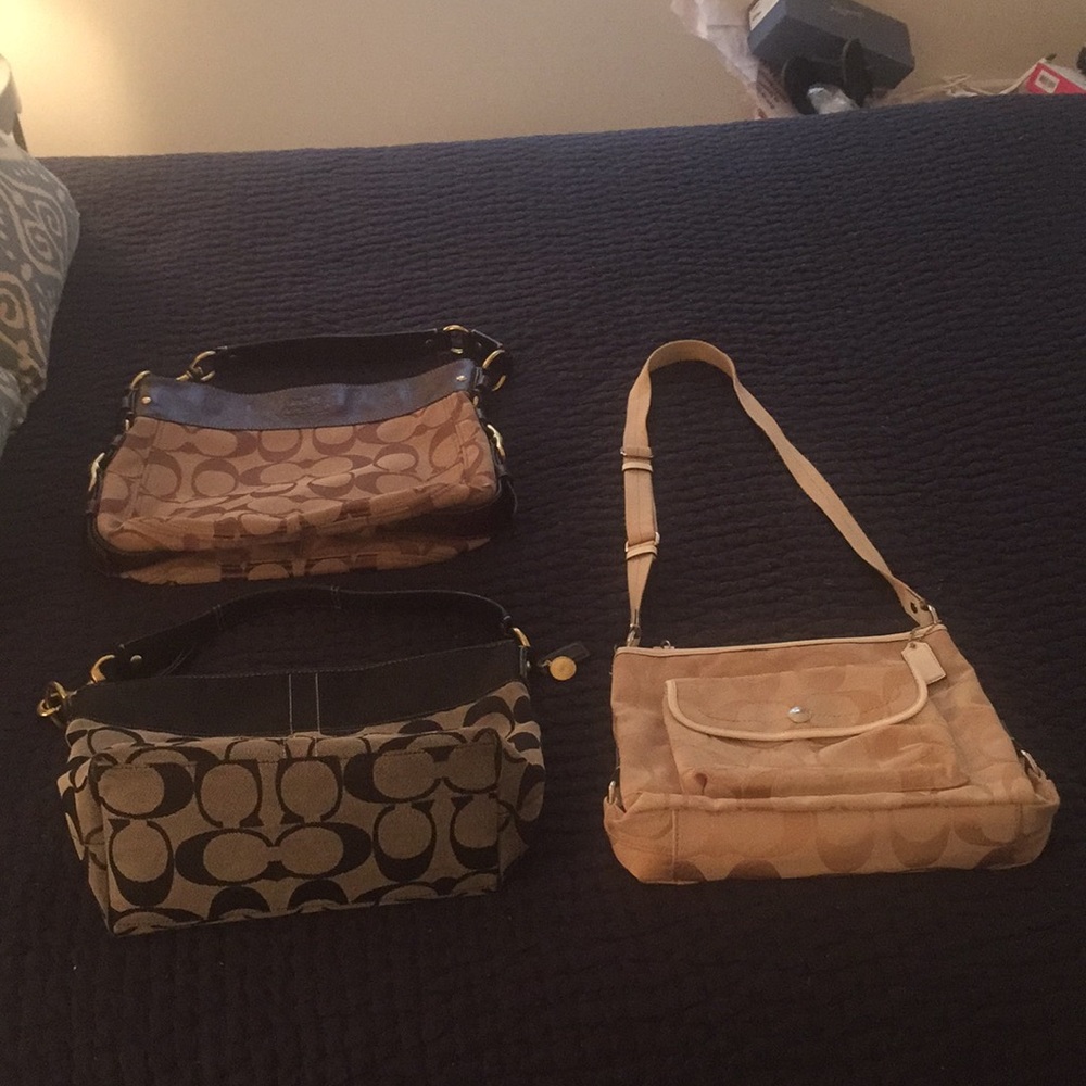 🔥 Bundle of 3 Coach Purses 👜